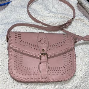 Nude pink crossbody